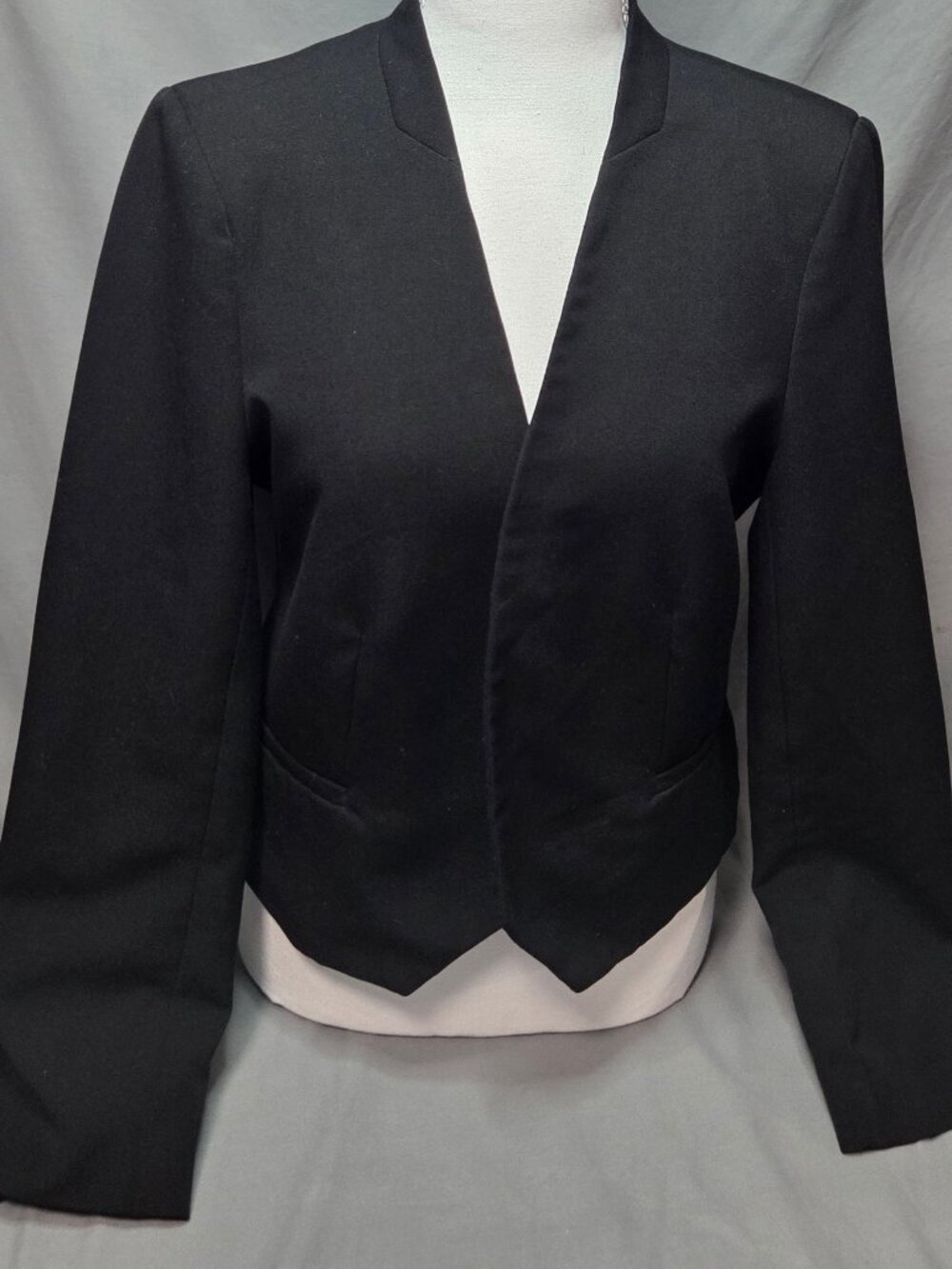 Daniel Rainn Size Medium Black Jacket Polka dot inside